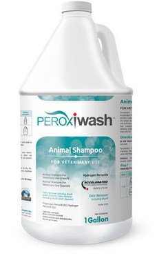 Peroxiwash™ Animal Shampoo harnesses the power of Accelerated Hydrogen Peroxide® (AHP®) to provide a powerful and deep clean by removing dirt, grime, and odors leaving a soft and shiny coat and fresh skin.