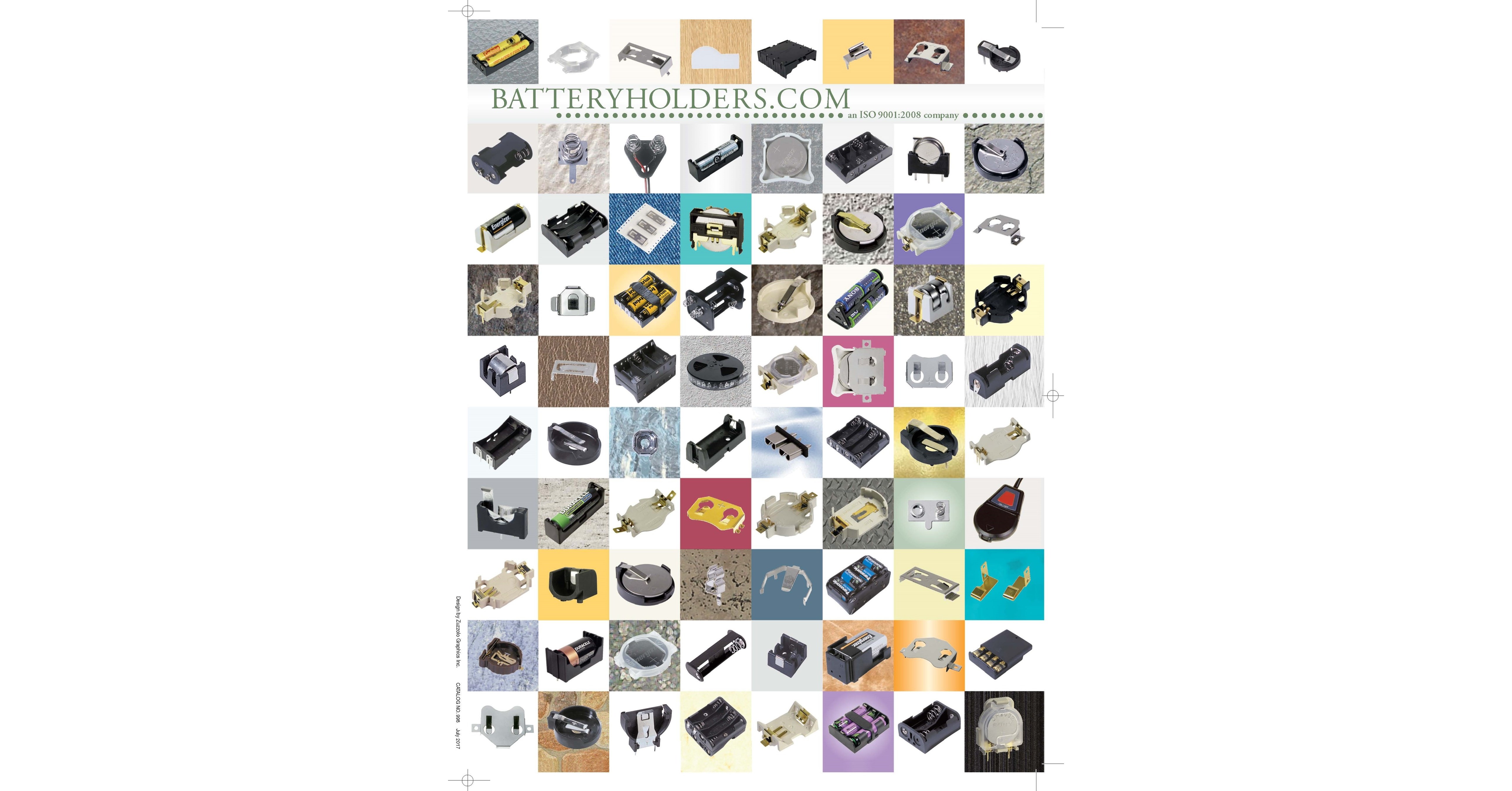 2017 Battery Holder Catalog Released
