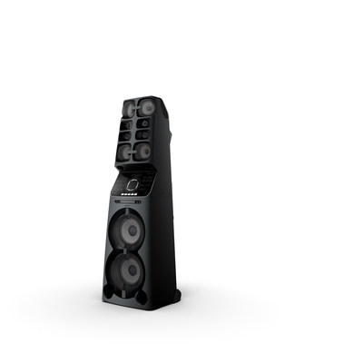 Sony’s MHC-V90W delivers high sound pressure, which provides a wider sound service area and longer distance to fill the party environment with music