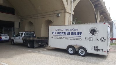 Photo of a trailer that has been previously donated