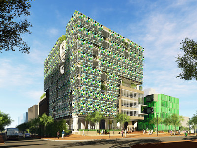 Designed by architects William McDonough + Partners for Universidad EAN, Project Legacy will illustrate the possibilities of design for the circular economy and bring Cradle to Cradle thinking to the forefront of Bogota's next generation of engineers and entrepreneurs. 

Image 2017 William McDonough + Partners