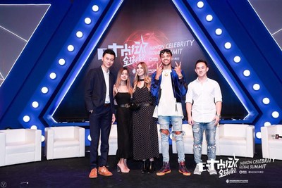 from left to right: WME|IMG China Clark Cai, Instagram Influencer Lily May Mac, UTA Chloe Popescu, US Producer Maejor, Youtube Star Jason Chen