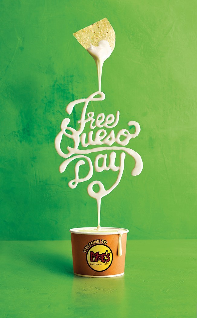 Moe's Southwest Grill Celebrates Free Queso Day (PRNewsfoto/Moe's Southwest Grill)
