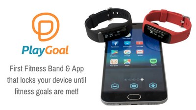 The PlayGoal fitness band and app disables any Android or Kindle device until a child has been sufficiently active for the day.