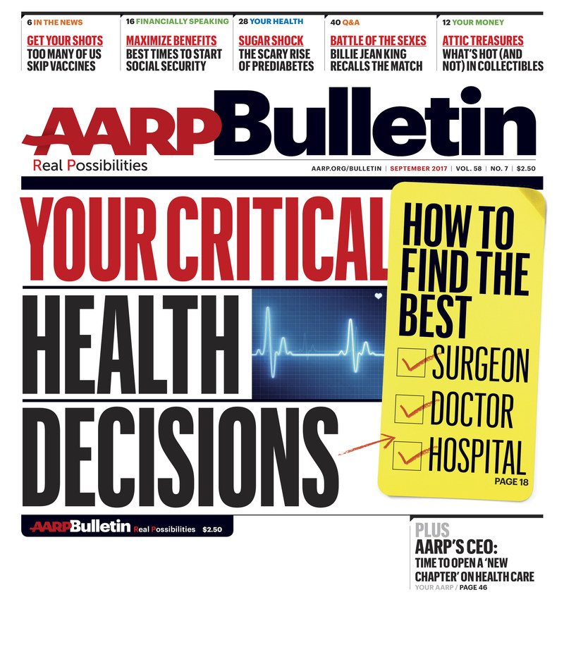 September AARP Bulletin Gives Rare Look Behind the Surgeon’s Mask