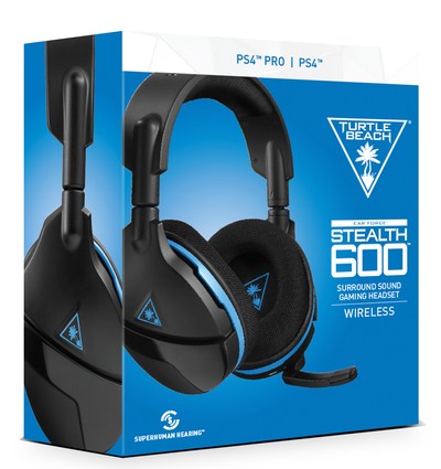 The Turtle Beach Stealth 600 is the latest wireless surround sound gaming headset for PlayStation®4, debuting an all-new modern style with a variety of features…all for an unprecedented MSRP of $99.95.