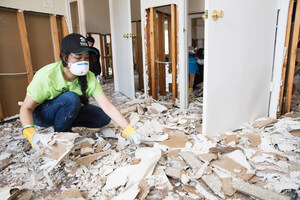 PHOTOS/VIDEO: Habitat for Humanity begins Harvey clean-up