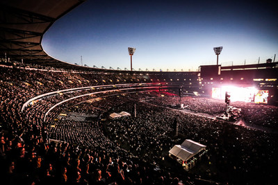 Guns N' Roses at the Melbourne Cricket Ground.