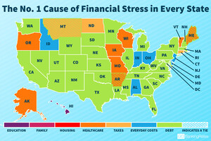Survey Finds Debt is No. 1 Cause of Financial Stress for the Second Consecutive Year