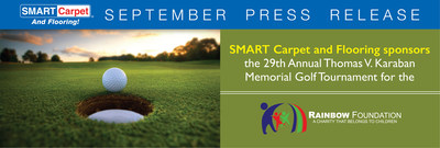 SMART Carpet and Flooring sponsors Rainbow Foundation's 29th Annual Thomas V. Karaban Memorial Golf Tournament