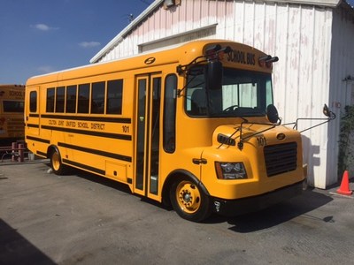 Funded in part by a grant through the California Energy Commission (CEC) and the South Coast Air Quality Management District, the Motiv powered Type-C school buses deliver best-in-class performance in safety, driving experience, and range by using the versatile and modular Motiv all-electric powertrain.