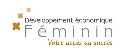 Logo : Dveloppement conomique Fminin (Groupe CNW/Rseau des Femmes d'affaires du Qubec Inc.)