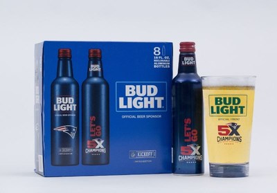 Bud Light Kicks-Off The NFL Season With New Football-Themed Advertising And Iconic Toast At Gillette Stadium