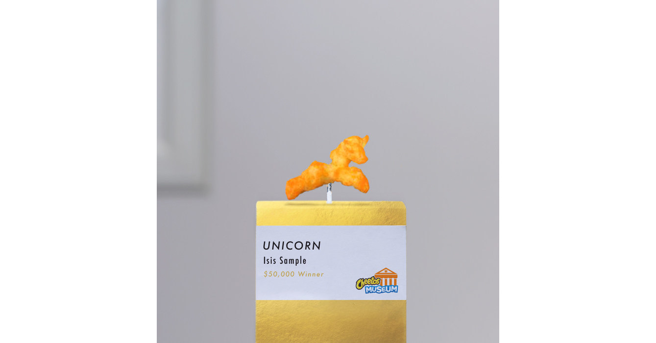 The Cheesy Cheetos "Unicorn" Takes Home the Top Spot in the Cheetos Museum