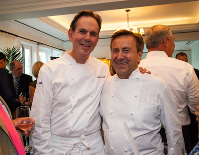Ment'or founders Thomas Keller and Daniel Boulud at the 2016 Robb Report Culinary Masters Gala Dinner