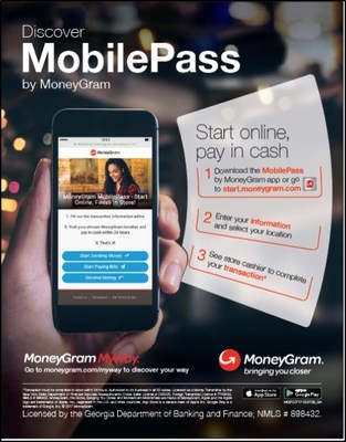 MoneyGram MobilePass Now Available at More Than 35,000 US Locations