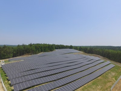 One of 20 community solar projects.
