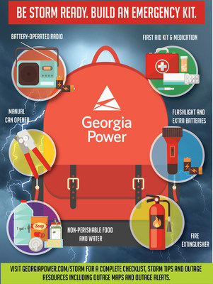 Visit GeorgiaPower.com/Storm for a complete checklist, storm tips and outage resources including Outage Maps and Outage Alerts.