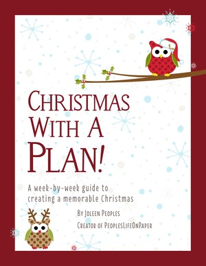 "Christmas With a Plan!" Workbook Published