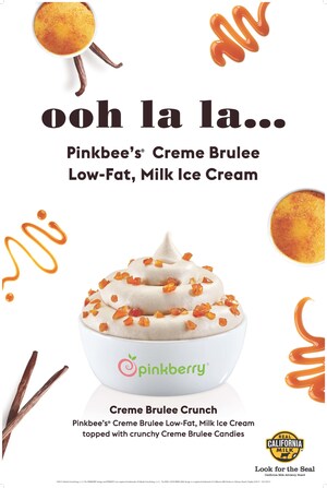 Pinkberry Says Bonjour to New Pinkbee's Creme Brulee