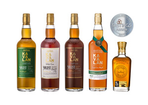 Kavalan Gains Five Platinum Awards at International Review of Spirits