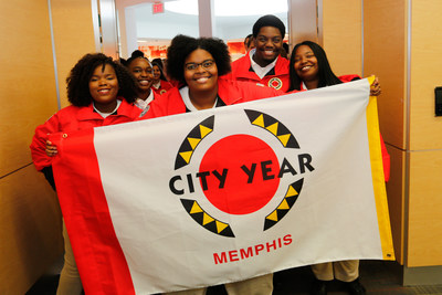 Forty City Year Memphis AmeriCorps members kick off a year of full-time service in Memphis schools.