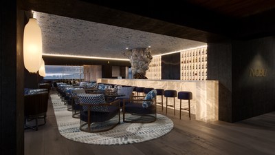 Restaurante Nobu Barcelona, criado pelo Rockwell Group.