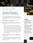 Sword &amp; Shield Enterprise Security Releases White Paper on Future of Passwords