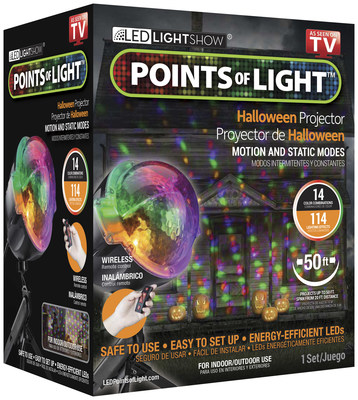 Points of Light LED Lightshow for Halloween