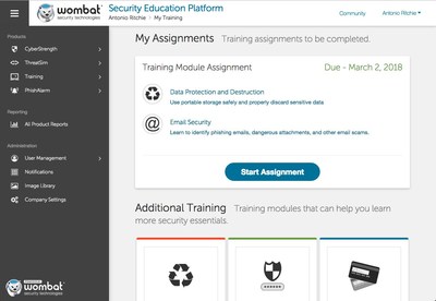 New Wombat Security Education Platform