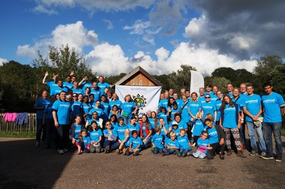 Employees from LyondellBasell’s Rotterdam office volunteered at the Kinderboederji de Kraal’s Petting Zoo as part of the company’s 18th Annual Global Care Day event, during which 58 manufacturing sites and offices throughout the world performed community service projects.