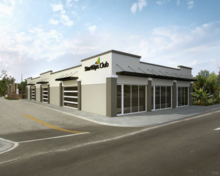 Rendering of the "Startups.club" building after renovations