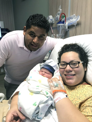 First Baby Boy delivered September 11, 2017 at Bay Area Regional's new Women's Center.