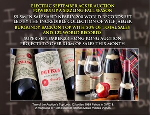 Electric September Acker Auction Powers Up a Sizzling Fall Season