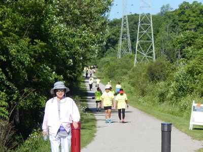 ITC has partnered with urban communities to develop recreational trails in its transmission corridors.