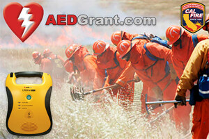 AED Grant Program Assists Cal Fire in Blazing New Lifesaving Trails