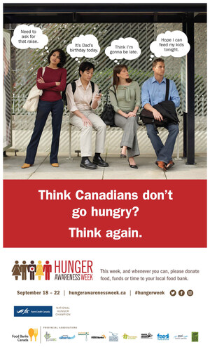 Think Canadians Don't Go Hungry? Food banks across the country are asking Canadians to think again during Hunger Awareness Week