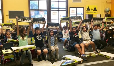 Casio and Adopt the Arts Give the Gift of Music to Los Angeles-Area School