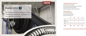 Fratco announces FlexCorr; revolutionizes drainage