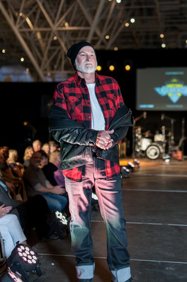 Models from Telus Ride for Dad strutted down the runway in Giant Tiger’s new menswear lines (CNW Group/Giant Tiger Stores Limited)