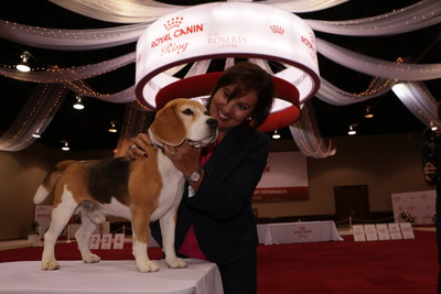 Ohio Lt. Gov. Mary Taylor celebrates the grand opening of ROYAL CANIN RING & Eukanuba Field at the Roberts Centre in Wilmington, Ohio.