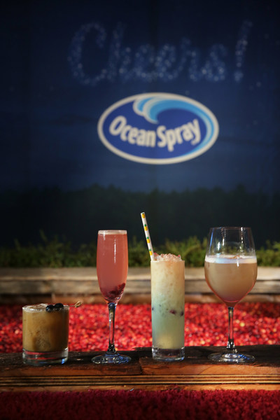 Ocean Spray's cranberry cocktails steal the scene as celebs gather to celebrate the National Television Awards at the Kari Feinstein Style Lounge in Los Angeles Sept. 14 and 15. (PRNewsfoto/Ocean Spray)