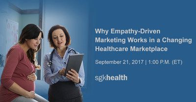 SGK Health’s Karin E. Bauer, VP of Client Services and Teresa Diehl, Associate Creative Director, 
Will present “Why Empathy-Driven Marketing Works in a Changing Healthcare Marketplace” on
 September 21, 2017, 1:00 P.M (ET)
http://www.brandsquare.com