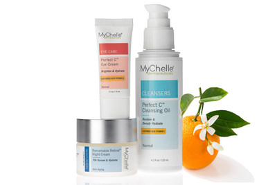 To defend against harmful external pollutants, national beauty brand MyChelle Dermaceuticals announces three additions to its innovative, professional-level ingredient pillars of Vitamin C and Vitamin A:  Perfect C™ Cleansing Oil, Perfect C™ Eye Cream, and Remarkable Retinal™ Night Cream. Daily use of these powerful antioxidants helps defend against environmental pollutants, brighten skin tone, and reduce the visible signs of aging.