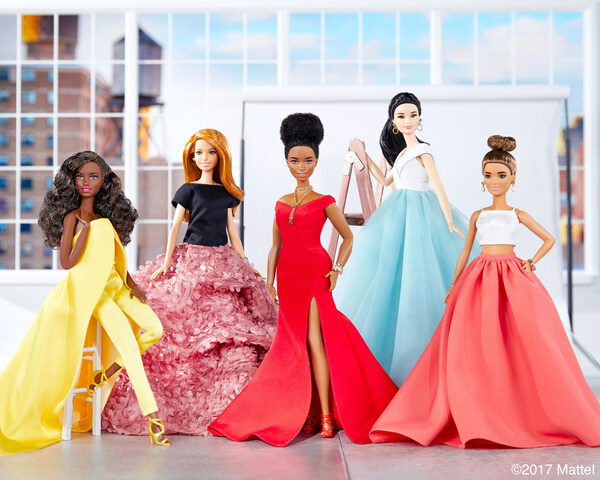 Christian Siriano designs one-of-a-kind looks for Barbie highlighting the diversity found in the brand's Fashionistas line.