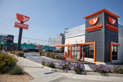 Yoshinoya's Japanese Kitchen remodel embraces an open concept and invites the guest to personalize their orders and to watch as their food is being prepared.
