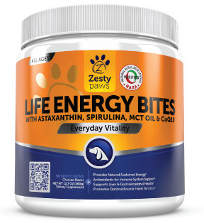 Zesty Paws Life Energy Bites First Pet Supplement to Receive NAXA Verified Seal