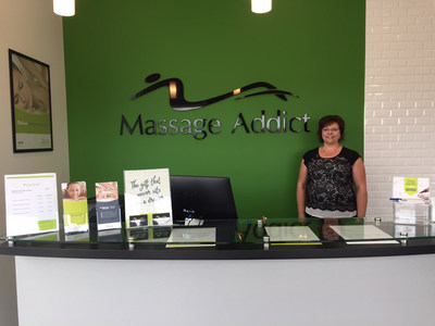 Cora Hasna, Franchise Owner Massage Addict Red Deer Timberlands (CNW Group/Massage Addict)