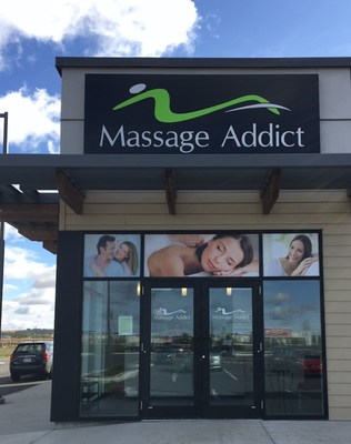 Massage Addict Red Deer located at 500 Timberlands Dr, Red Deer, Alberta (CNW Group/Massage Addict)