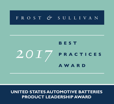 2017 United States Automotive Batteries Product Leadership Award